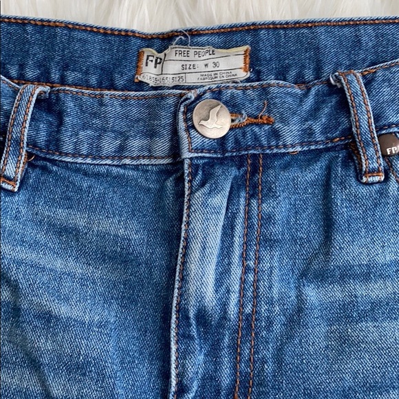 Free People | Moroccan Patch Denim Shorts - Picture 6 of 6